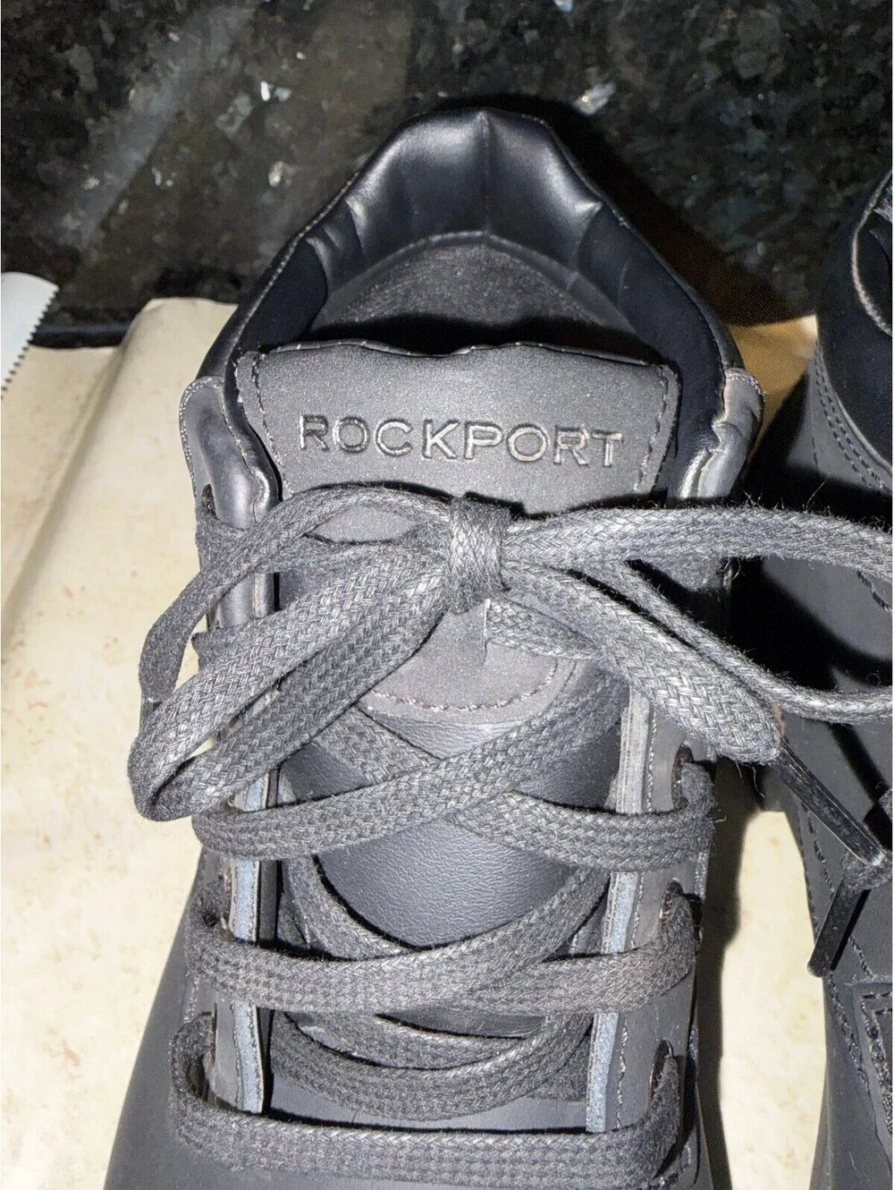 Rockport Hydro-Shield Waterproof Black Boots Size 9